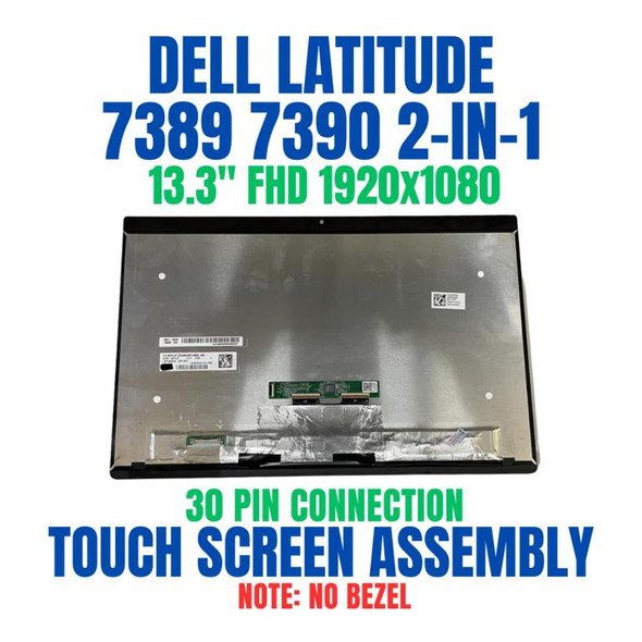 1 of 7-image forDell RDD2W 13.3" Latitude 7389 7390 FHD LED LCD Touch Assembly 3PPM7