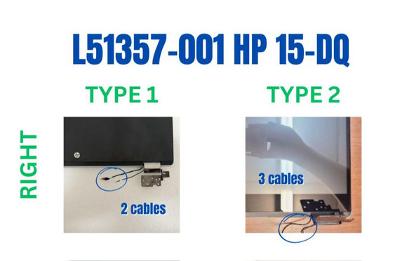 2 of 12-image forL51357-001 LCD Touch Screen Display Assembly Bezel HP Pavilion x360 15-DQ0075N
