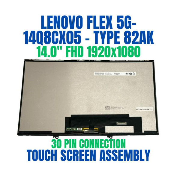 1 of 9-image forLENOVO Flex 5G-14Q8CX05 Type 82AK LCD Module C 81XE 5D10S39650 Assembly