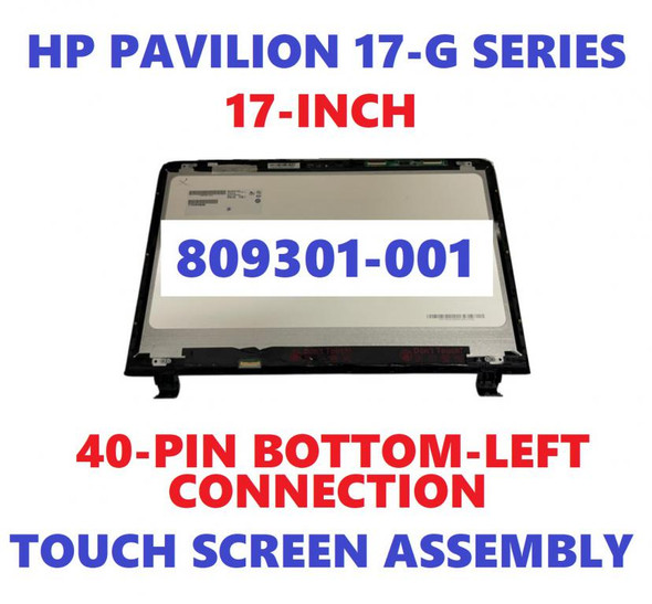 1 of 4-image for809301-001 HP LCD Panel 17.3" Ag FHD Touch Screen 17-g133cl Pavilion