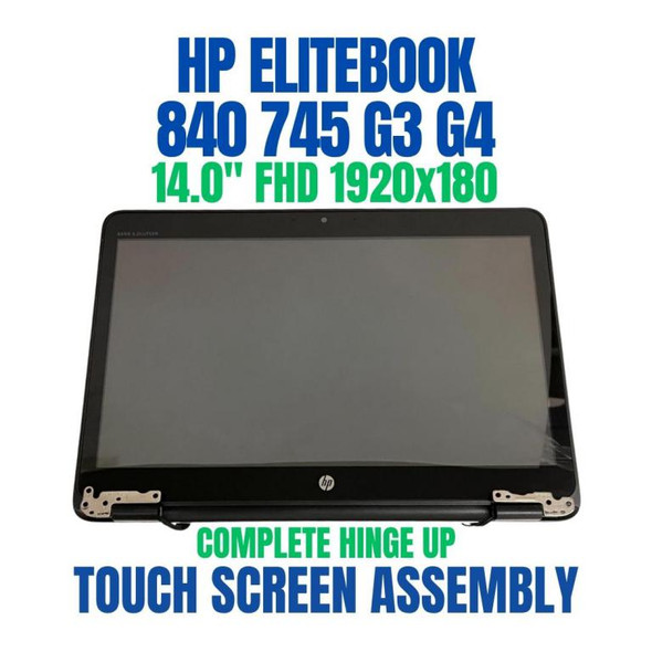 1 of 9-image forHP Elitebook 840 G3 Touch Screen Display Assembly 821178-001 OEM