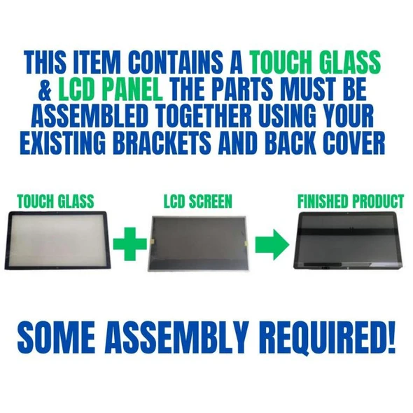2 of 8-image for15.6" Touch LED LCD Screen Assembly Display Lenovo Edge 2 15 80QF0004US