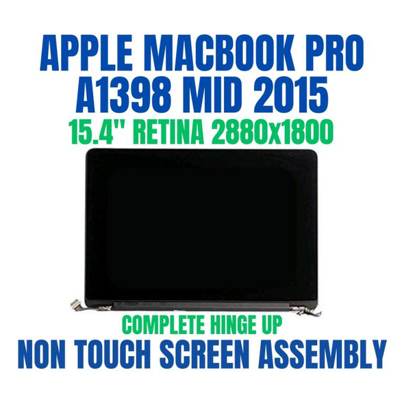 1 of 5-image forApple MacBook Pro Retina A1398 Mid 2015 EMC 2910 15" LED LCD Screen Full Assembly