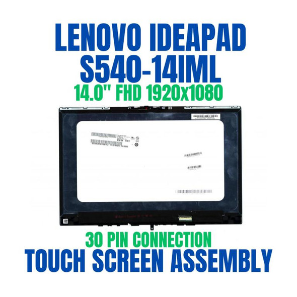 1 of 8-image forLenovo Ideapad S540-14API LCD Touch Screen Display Assembly 5D10S39561
