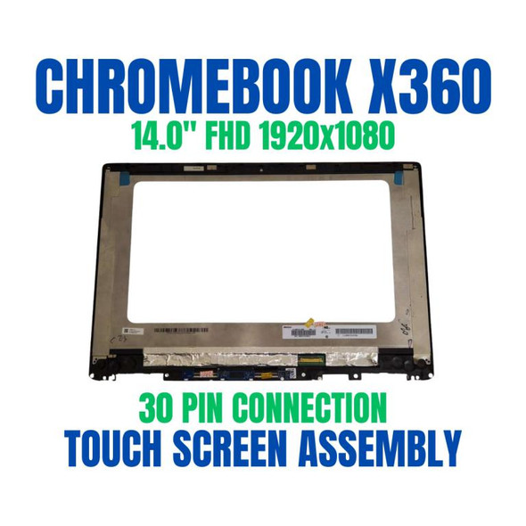1 of 8-image for14" HP Chromebook x360 14-DA0012DX FHD LCD Touch Screen Assembly L71876-001