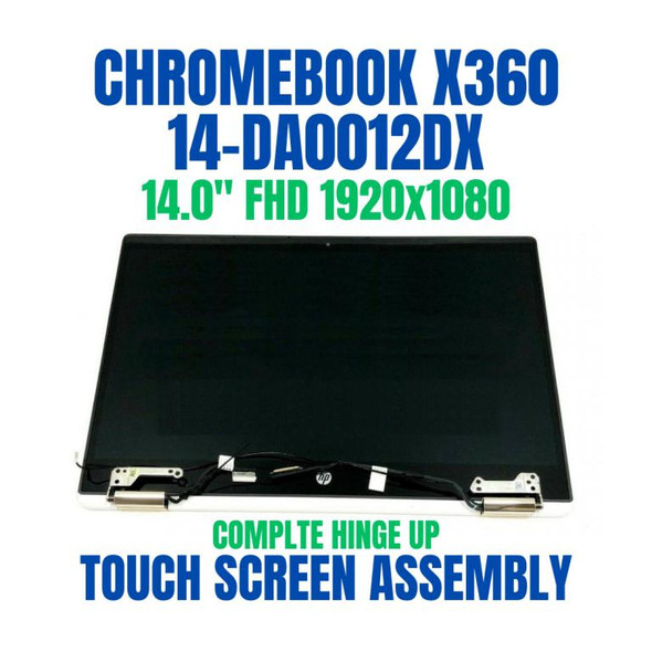 1 of 10-image forHP Chromebook x360 14-DA0011DX 14" Laptop LCD Touch Screen Complete Assembly