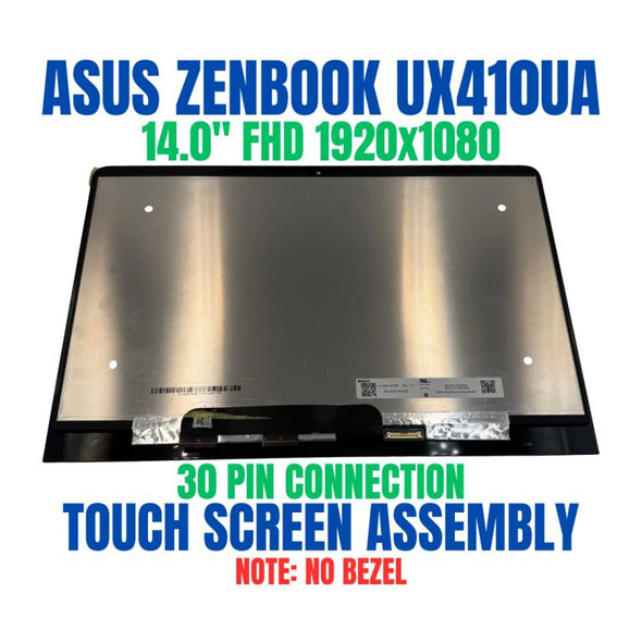 1 of 9-image for14" FHD LCD Display Touch Screen Digitizer ASUS ZenBook UX410UA UX410 Series