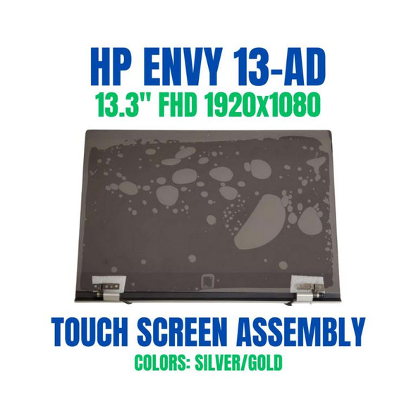 1 of 3-image for928476-001 HP 13-AD110CA 13.3" FHD Touch Screen LCD Display Screen Whole Hinge Up