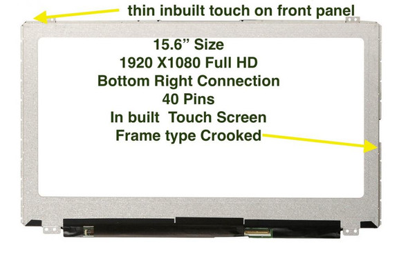 1 of 6-image forDell Inspiron 15-7548 REPLACEMENT LAPTOP LCD Screen 15.6" Full HD LED DIODE(15 7548 LP156WF5(SP)(C1))