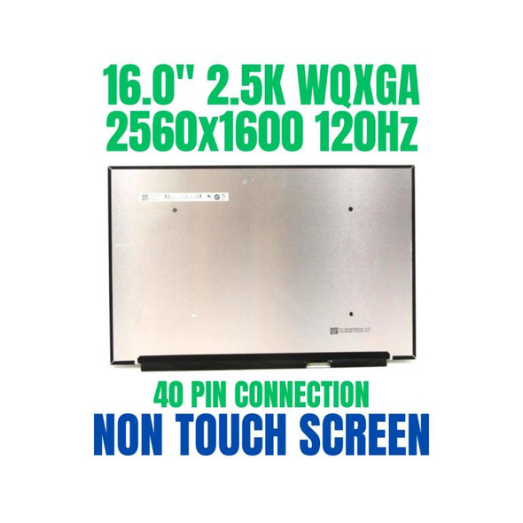 1 of 7-image for16" 2.5K WQXGA 2560X1600 IPS LCD Screen REPLACEMENT Display 5D11B02428 B160QAN02.H Non Touch