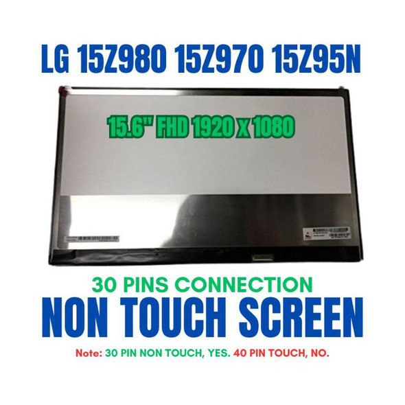 1 of 10-image for15.6" 30 Pin eDP Slim FHD 1080p LCD REPLACEMENT Screen LP156WF9(SP)(N1) Non Touch