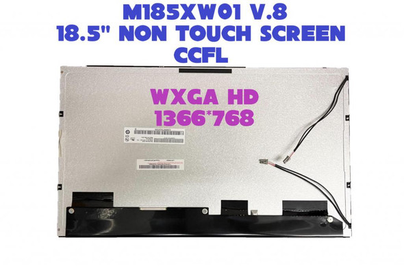 1 of 7-image forHP 18.5" LCD WXGA 1366x768 Screen Model M185XW01 HP 600035-001