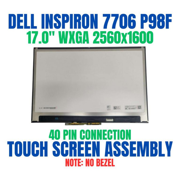1 of 4-image forDell Inspiron 7706 2-in-1 LCD Assembly 17.3" Touch Screen HV2FM 6MWPG
