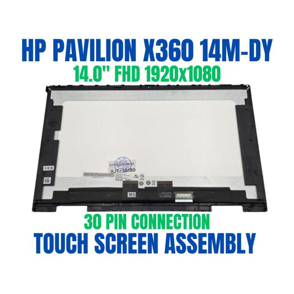 1 of 7-image forFHD IPS LCD Display Touch Screen Assembly Bezel HP Pavilion X360 14M-DY0033DX