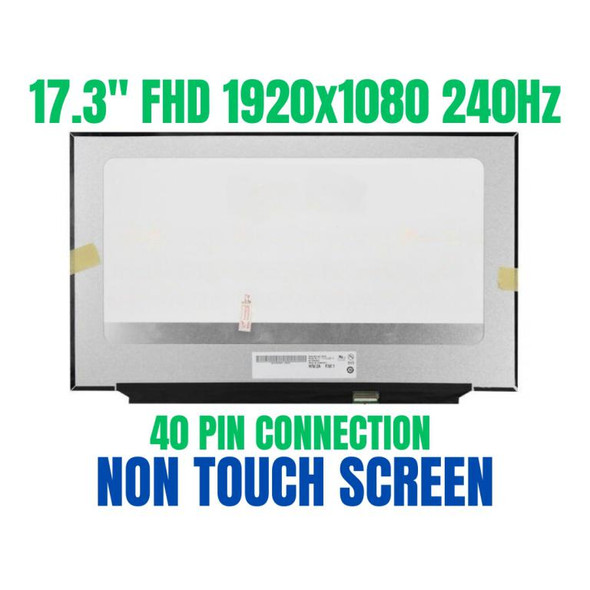 1 of 6-image forGigabyte Aorus 17G XB Gaming 17.3" 240Hz Full HD 1920x1080 IPS LCD LED 40 Pin Display Screen Panel REPLACEMENT