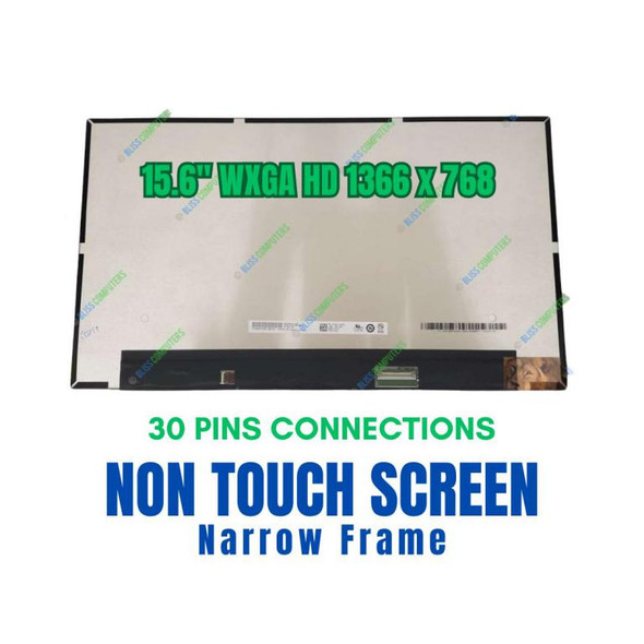 1 of 4-image forDell Latitude 5511 Precision 3541 WXGA LCD Screen NT156WHM-N46 Non Touch 7C1RY