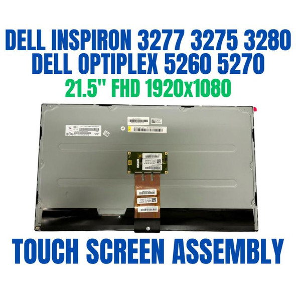 1 of 10-image forDell Optiplex 5260 All-In-One Desktop Screen Assembly FHD Touch Digitizer W0K3C