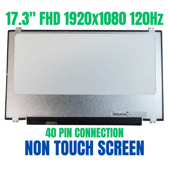 1 of 6-image forMSI Gs73vr 7rg N173HHE-G32 REPLACEMENT LAPTOP LCD Screen 17.3" Full HD DIODE LED Bottom Left 40 Pin 1920X1080 G-Sync Display Panel Screen
