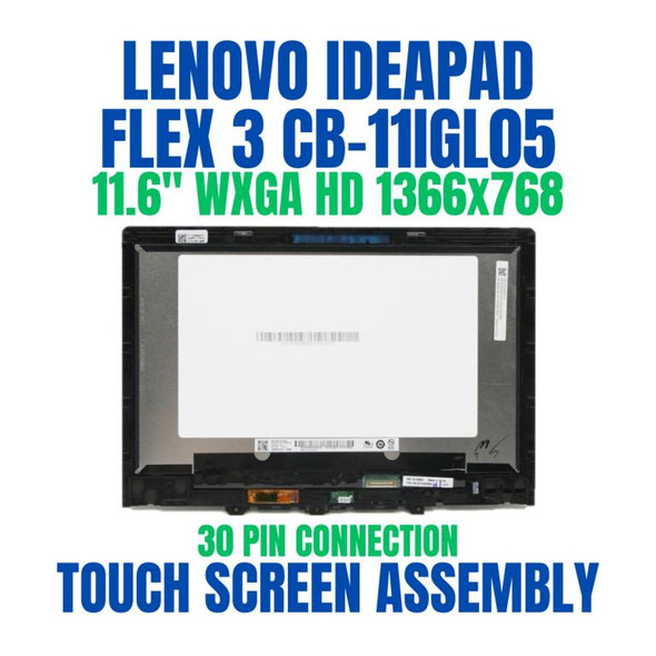 1 of 7-image for11.6" LCD Touch Screen Assembly Lenovo Ideapad Flex 3 CB 11IGL05 Frame ST50X86135 82BB000GUK