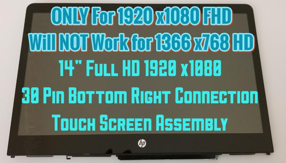 2 of 5-image forHP Pavilion 14m-ba011dx Touch Assembly REPLACEMENT LCD Screen 14.0" Full HD LED DIODE