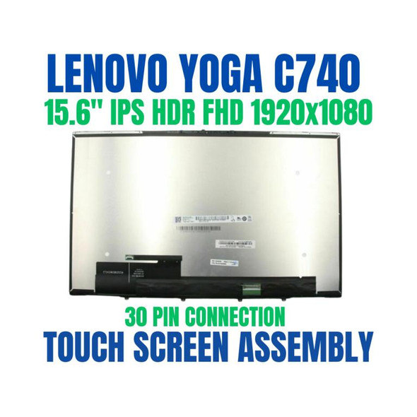 1 of 9-image forREPLACEMENT 15.6" Lenovo Yoga C740-15IML 81TD 81TD0003US FHD 1920x1080 LCD Touch Screen Assembly 5D10S39586