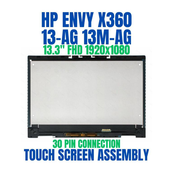 1 of 4-image forLaptop Screen HP Evny X360 13-AG 13-AG006NL LCD LED Display Touch Screen Assembly 13-ag0001ng 13-ag0002ng 13-AG0010CA 13.3" FHD 1920x1080