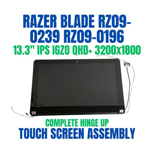 1 of 11-image forRazer Blade RZ09-01963E32 13.3" QHD+ IGZO Touch Screen Assembly Gunmetal