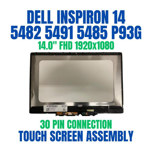 1 of 5-image forDell Inspiron 14 5491 P93G LED LCD Touch Screen FHD Display Digitizer P93G001