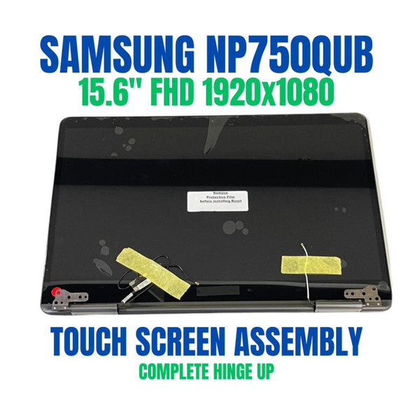 1 of 7-image forSamsung 7 Spin Np750qub 15.6" FHD Touch LCD Full Screen Complete Assembly