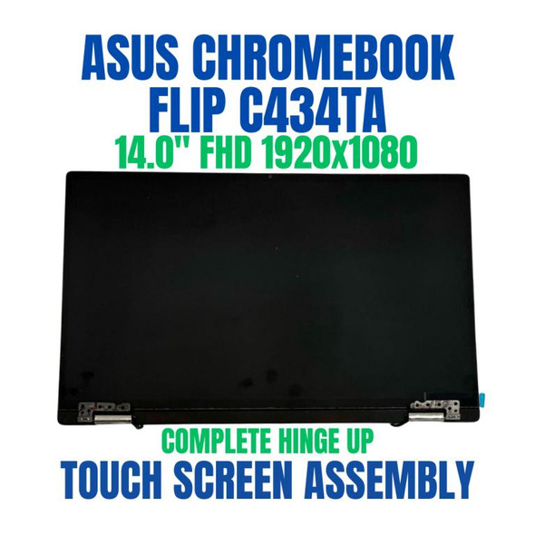 1 of 9-image forAsus Chromebook Flip C434T 14" Laptop LCD Touch Screen Complete Assembly