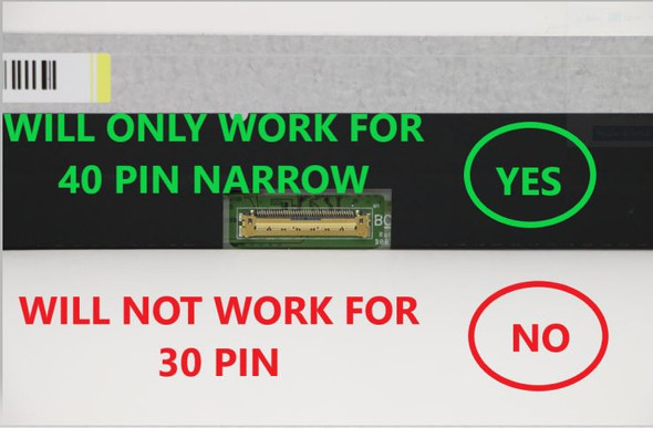 2 of 5-image for40 Pin 1366x768 15.6" LCD Touch Screen Digitizer Display NT156WHM-T02 B156XTK02.1