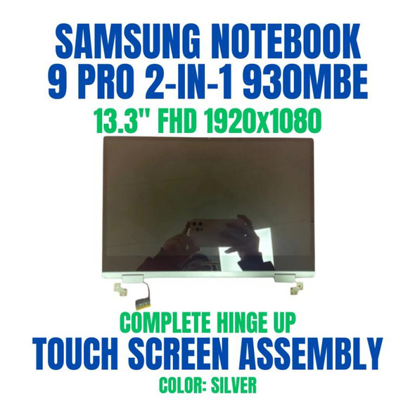 1 of 5-image forSamsung NP930MBE Touch 1920x1080 Silver 13.3" Top Assembly