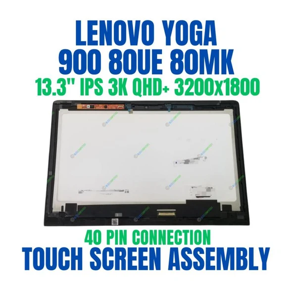 1 of 8-image forLenovo Yoga 900-13ISK2 13.3" Touch Screen LCD Display Panel Assembly