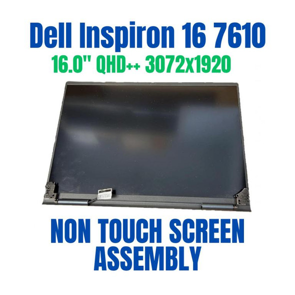1 of 5-image forDell Inspiron 16 7610 16" 3072x1920 Wva Laptop LCD Screen Assembly Black K5jh2