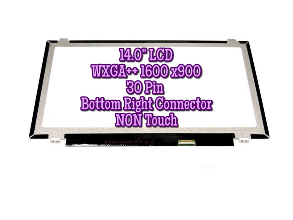 2 of 6-image forLenovo Thinkpad T450 14" LCD Screen 1600x900 HD+ LP140WD2 TP B1 04X0592