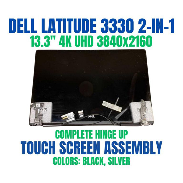 1 of 8-image forDell Inspiron 13 7386 13.3" FHD LCD Glossy Touch Screen Complete Assembly