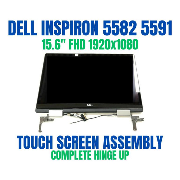 1 of 8-image forDell Inspiron 5582 15.6" FHD Complete LCD Touch Screen Panel Display Assembly