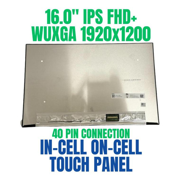 1 of 8-image forN160JCN-EEK 1920x1200 16.0" FHD+ 60HZ 16:10 Bent TOD eDP 30 Pin LCD Screen Display