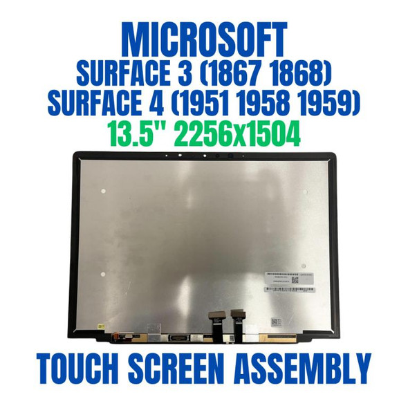 1 of 8-image for13.5" Microsoft Surface Laptop 3 1867 1868 LCD Touch Screen Assembly