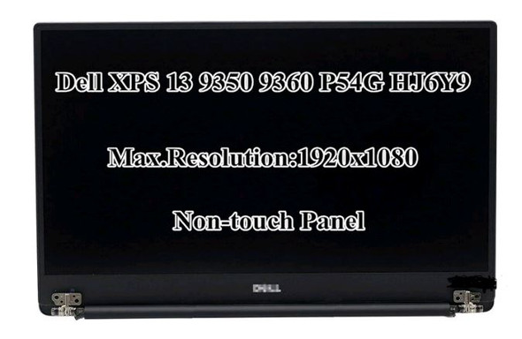 2 of 7-image forDell XPS 13 9360 13.3" FHD Matte LCD Screen Complete Assembly