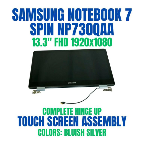 1 of 4-image forSamsung 7 Spin NP730QAA NP730QAA-K01US 13.3" LCD Touch Screen Complete Assembly