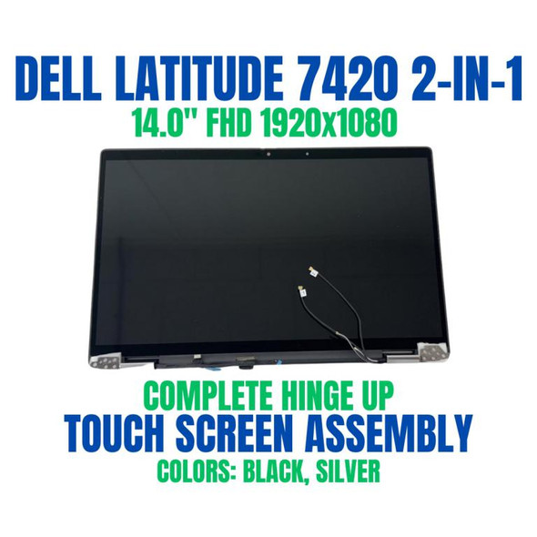 1 of 11-image forDell OEM Latitude 7420 2-in-1 FHD Touch Screen infrared Web Camera LCD Assembly GDB43