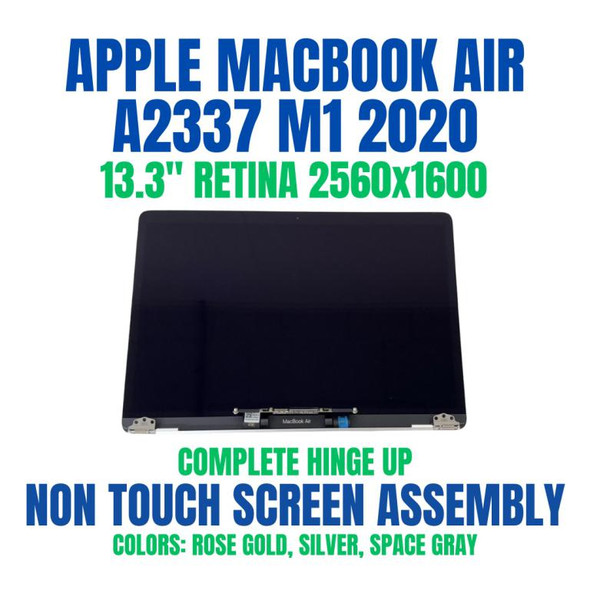 1 of 10-image for2020 Apple MacBook Air M1 13" LCD Retina Display Screen Assembly A2337 Space Gray