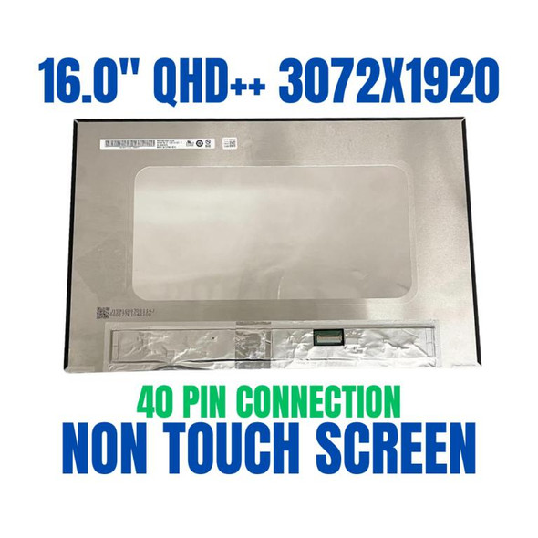 1 of 9-image for16" 40 Pin 3072X1920 3K QHD LCD Screen Dell Inspiron 16 Plus 7610 P107F001