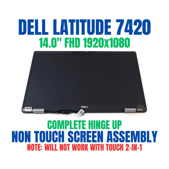 1 of 12-image forX27M1 Dell OEM Latitude 7420 14" FHD LCD Complete Display Assembly