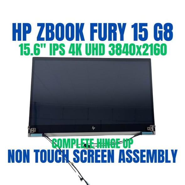 1 of 9-image forDisplay HP ZBook Fury 15 G8 15.6" UHD DRM AG M75793-001 LCD Non Touch Screen Assembly