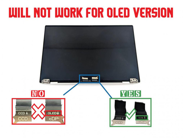 2 of 14-image forDell W1CGX Dell XPS 13 Plus 9320 13.4" FHD+ Touch Screen Assembly