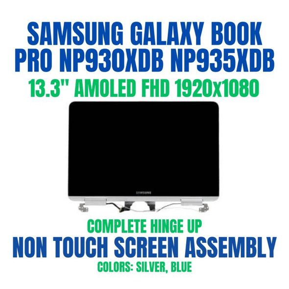 1 of 7-image forSamsung Galaxy Book Pro NP930XDB 1920x1080 OLED Silver 13.3" Top Assembly