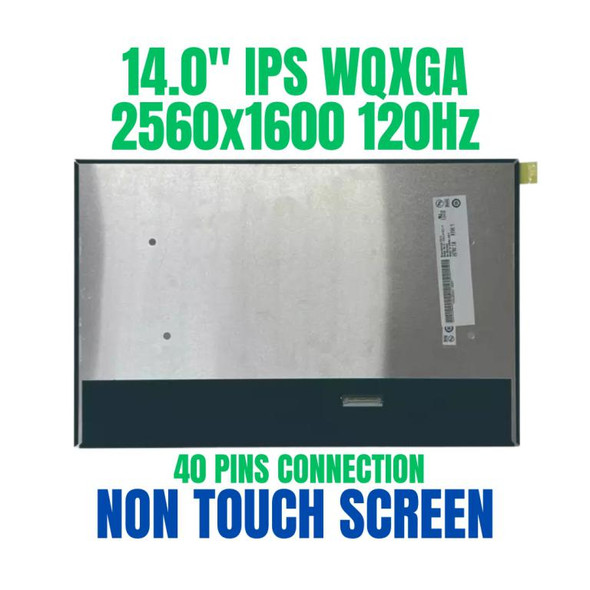 1 of 9-image for14" 2240x1400 16:10 LCD Screen IPS Display Panel B140QAN03.H 40 Pin