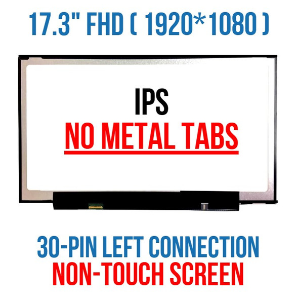 1 of 2-image forAsus X712fb-8s 17.3" FHD Vwv Bkt 90nb0l41-r20020 Screen Display